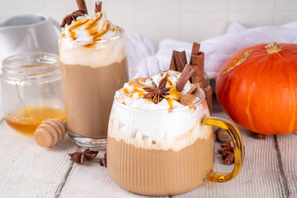 Moliūgų kava. Moliūgų latte